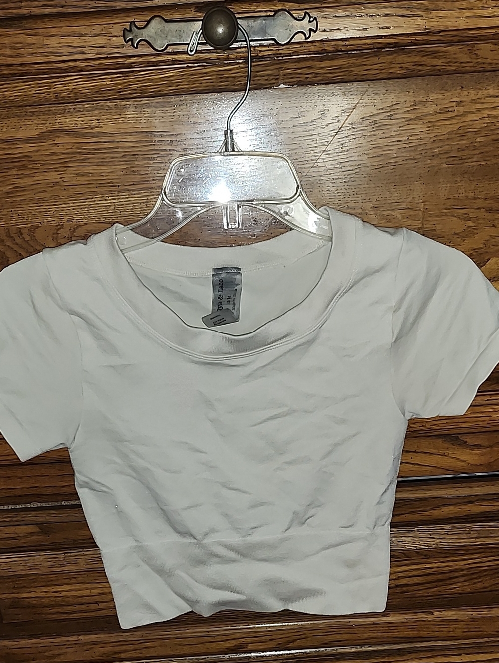 Classic White Short Sleeve Crop Top - Casual Essential
